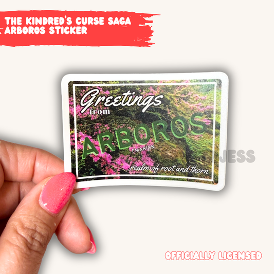 The Kindred's Curse Saga Emarion Realm Postcard Stickers