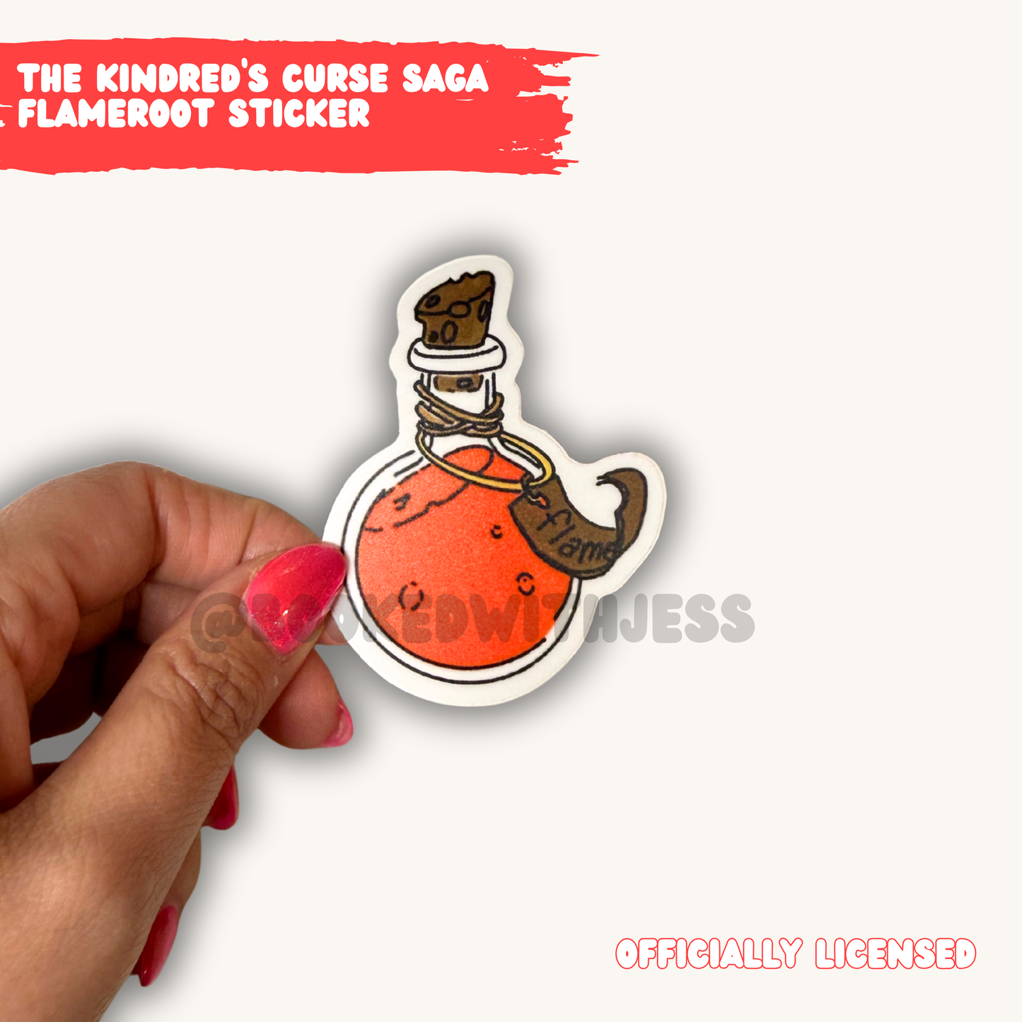 The Kindred's Curse Saga Flameroot Sticker