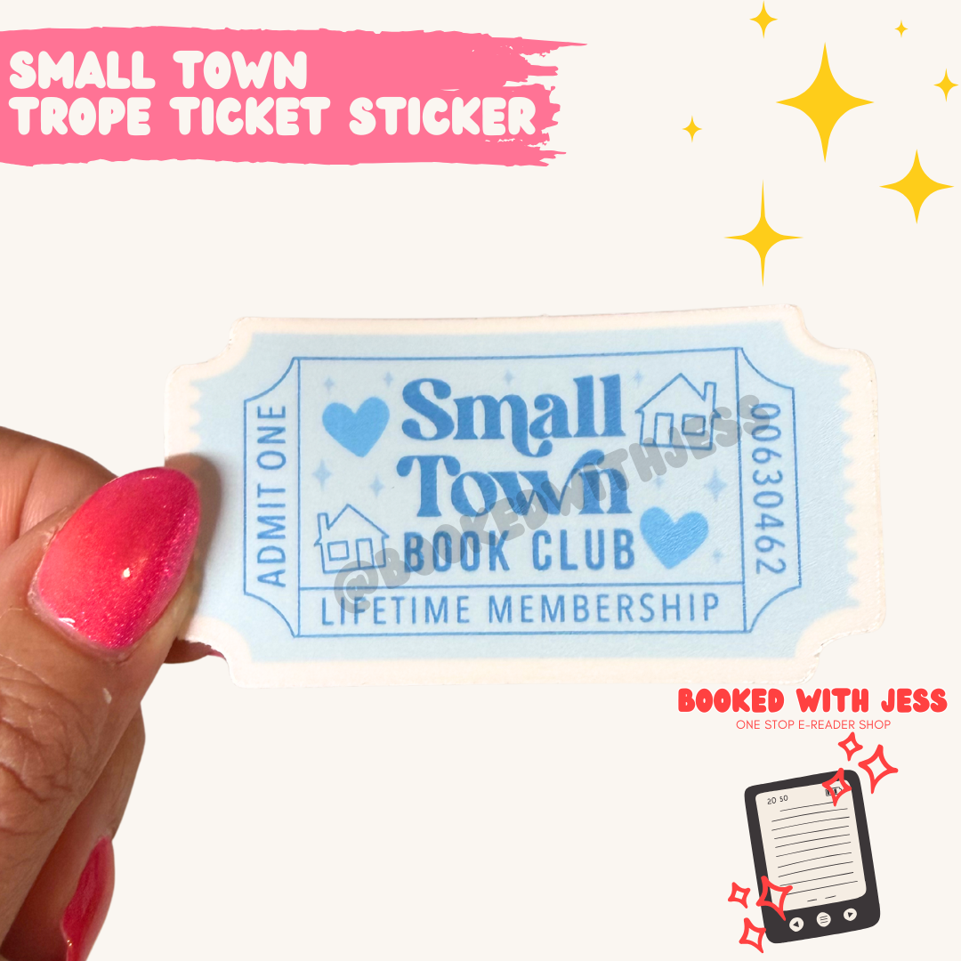 Small Town Trope Ticket Sticker
