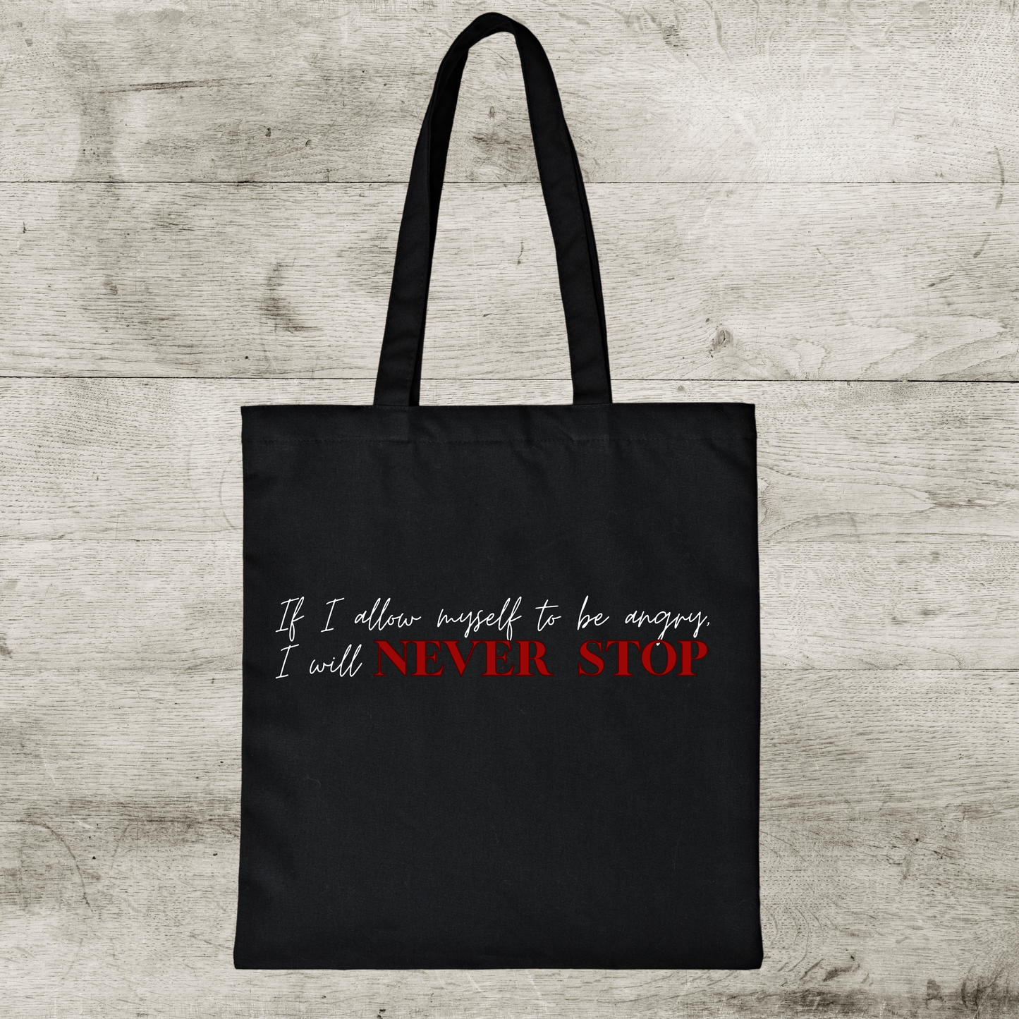 I Will Never Stop Tote - War of Lost Hearts