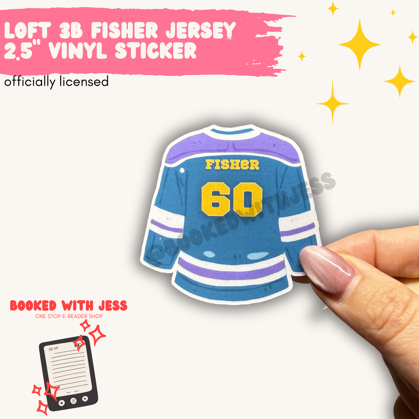 Loft 3B Jersey Vinyl Sticker
