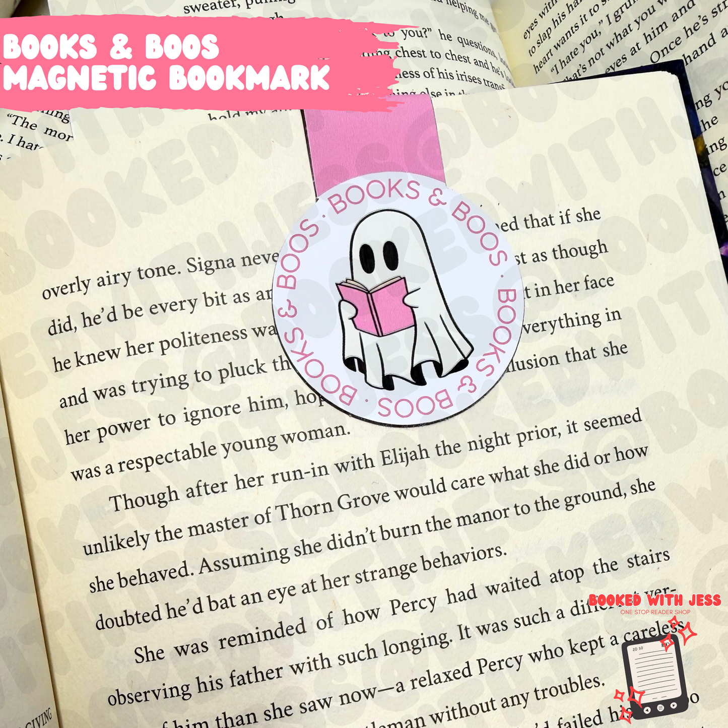 Books & Boos Magnetic Bookmark