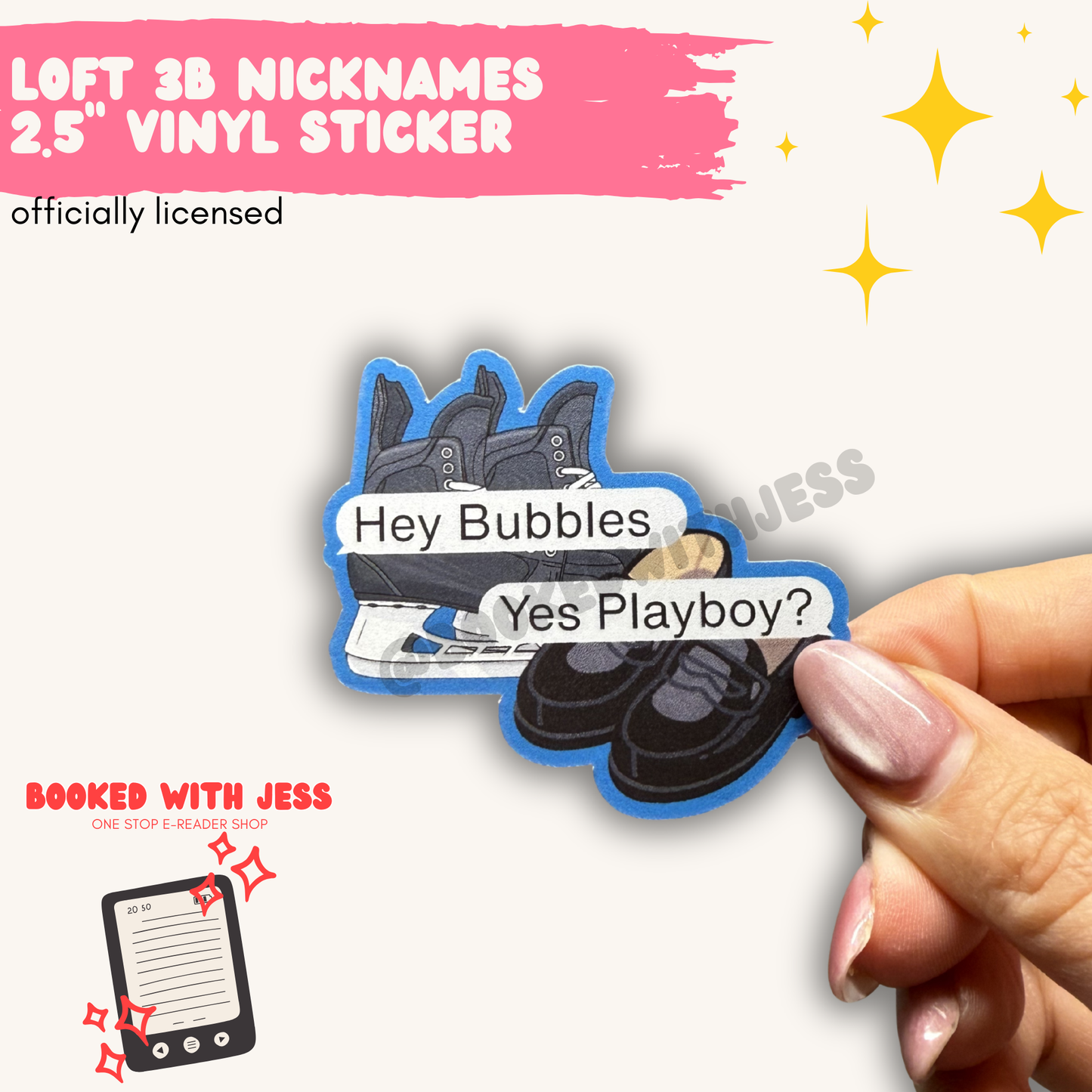 Loft 3B Nicknames Vinyl Sticker