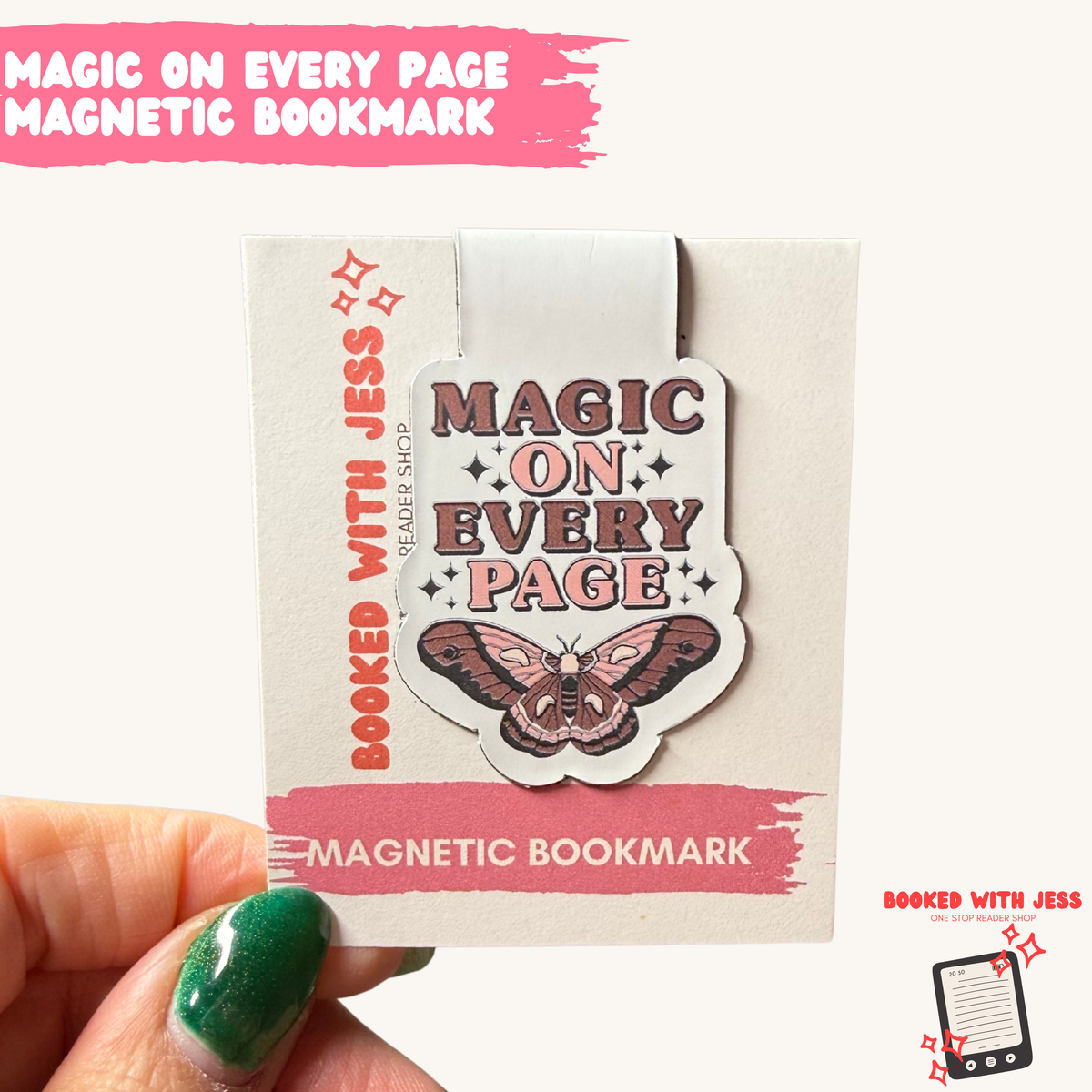 Magic on Every Page Magnetic Bookmark