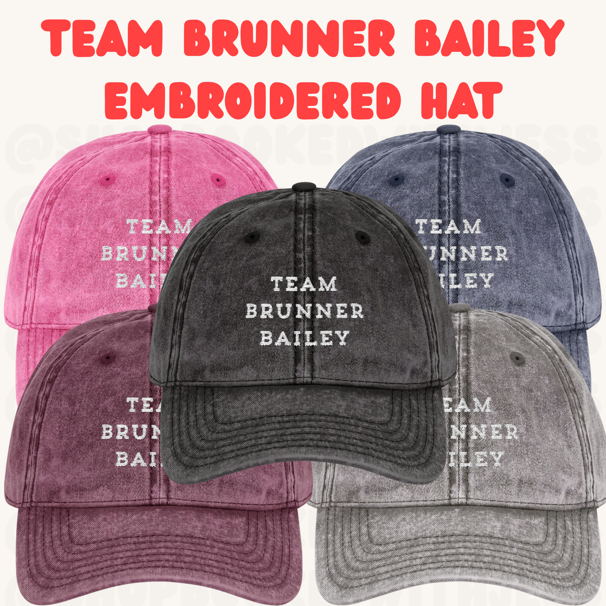 Team Brunner Bailey Vintage Cap