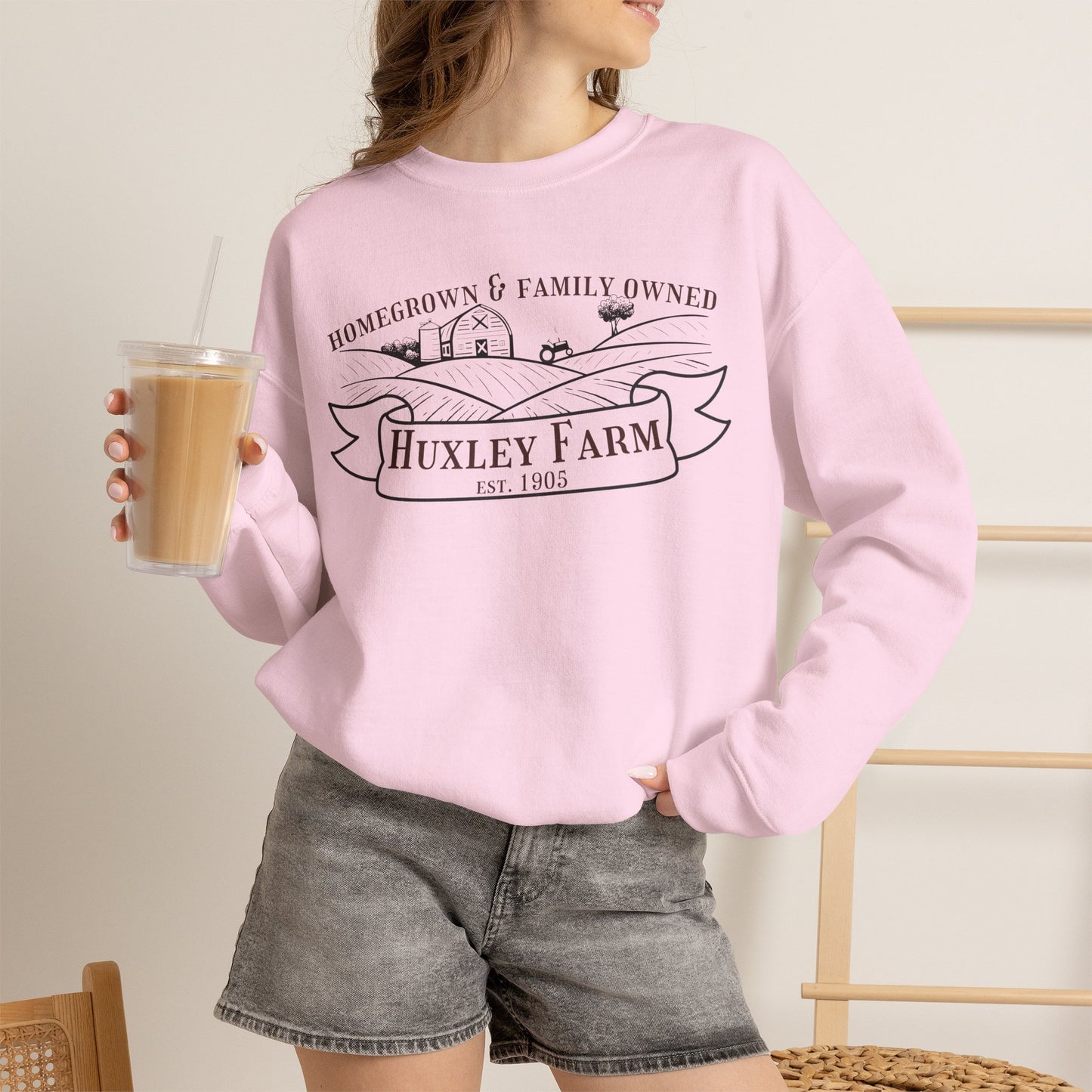 Huxley Farm Crewneck Sweatshirt - When in Rome