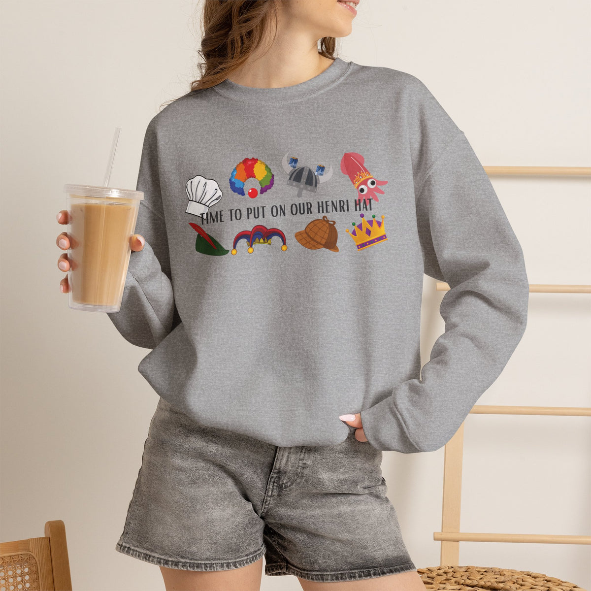 Put On Our Henri Hat Crewneck