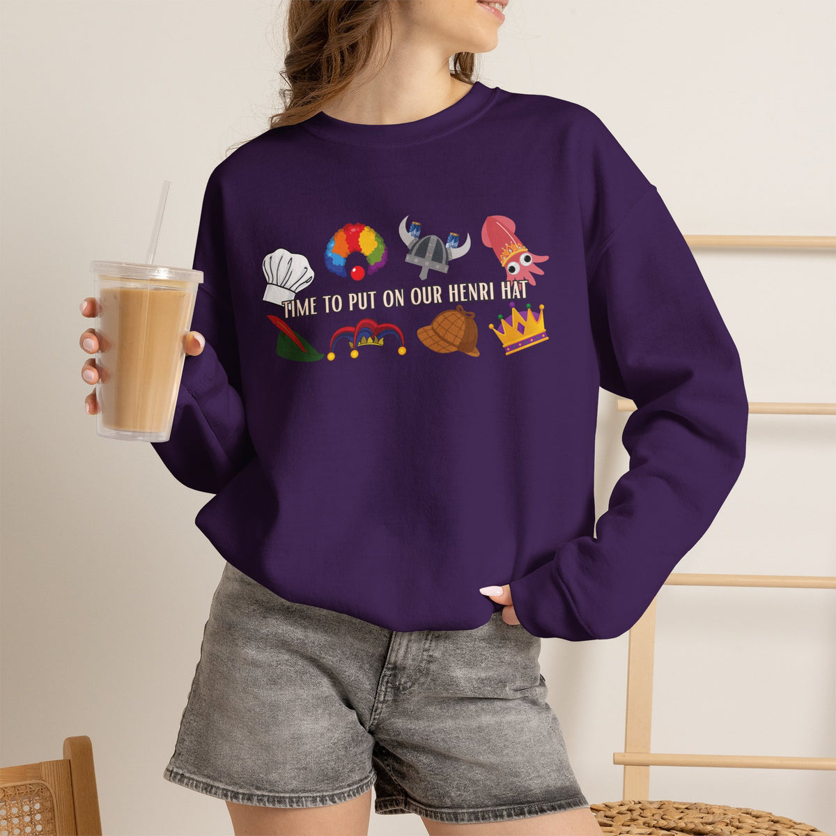 Put On Our Henri Hat Crewneck