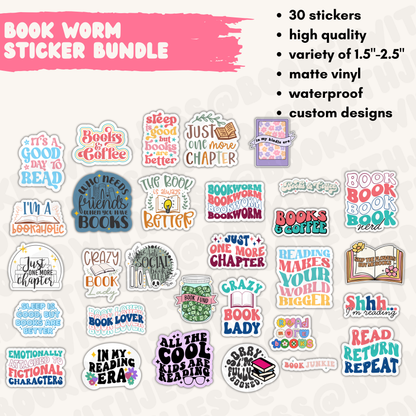 Bookish Sticker Pack