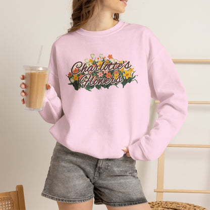 Charlotte's Flowers Crewneck Sweatshirt - When in Rome