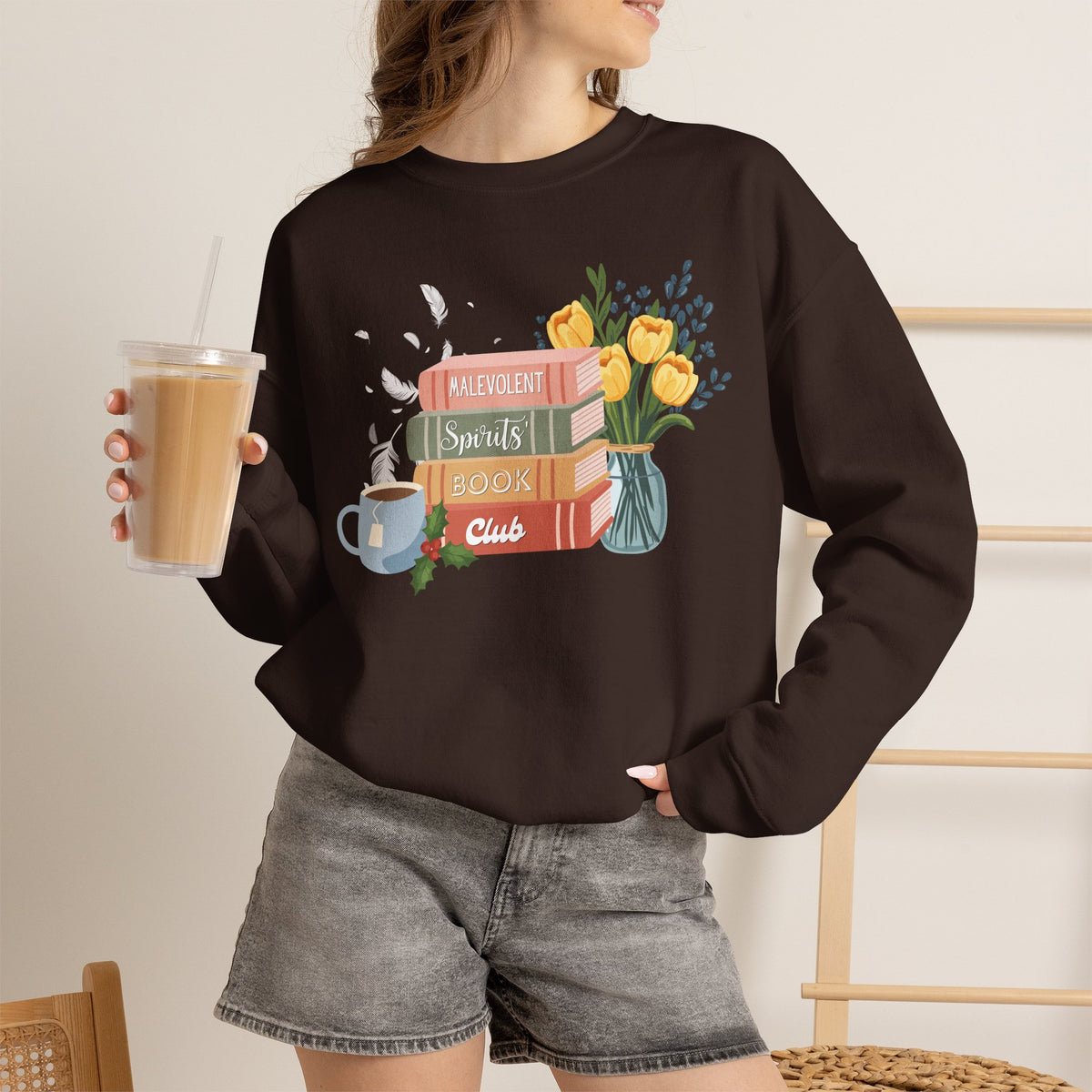 Malevolent Spirits Book Club Crewneck Sweatshirt - Ghosted Series