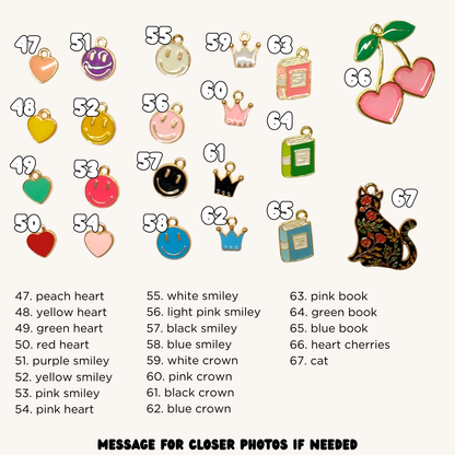 BYO Dust Plug and E-Reader Charms