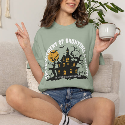 The Department of Hauntings & Spirits T-Shirt - Ghosted Series