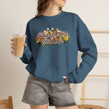 Charlotte's Flowers Crewneck Sweatshirt - When in Rome