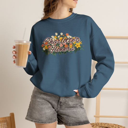 Charlotte's Flowers Crewneck Sweatshirt - When in Rome