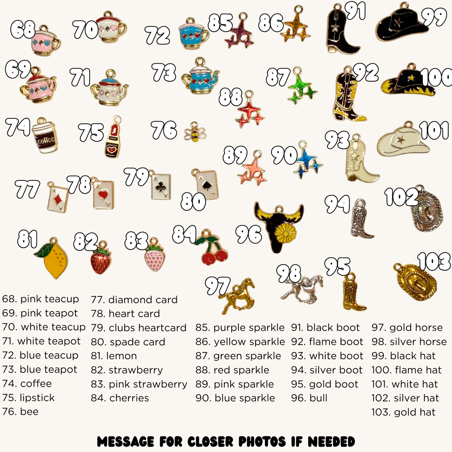 BYO Dust Plug and E-Reader Charms