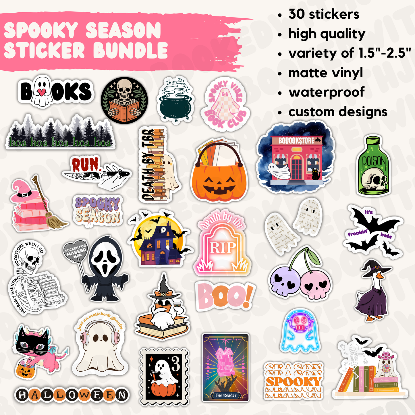 Bookish Sticker Pack