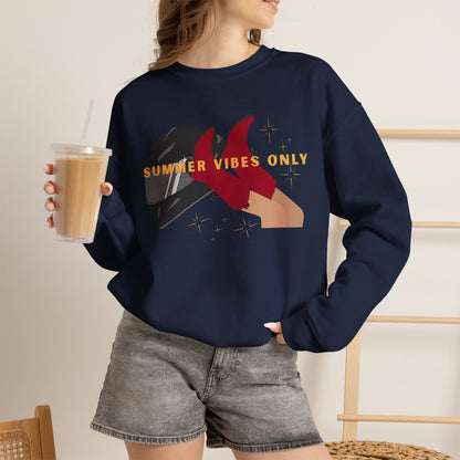 Summer Vibes Only Crewneck Sweatshirt - When in Rome
