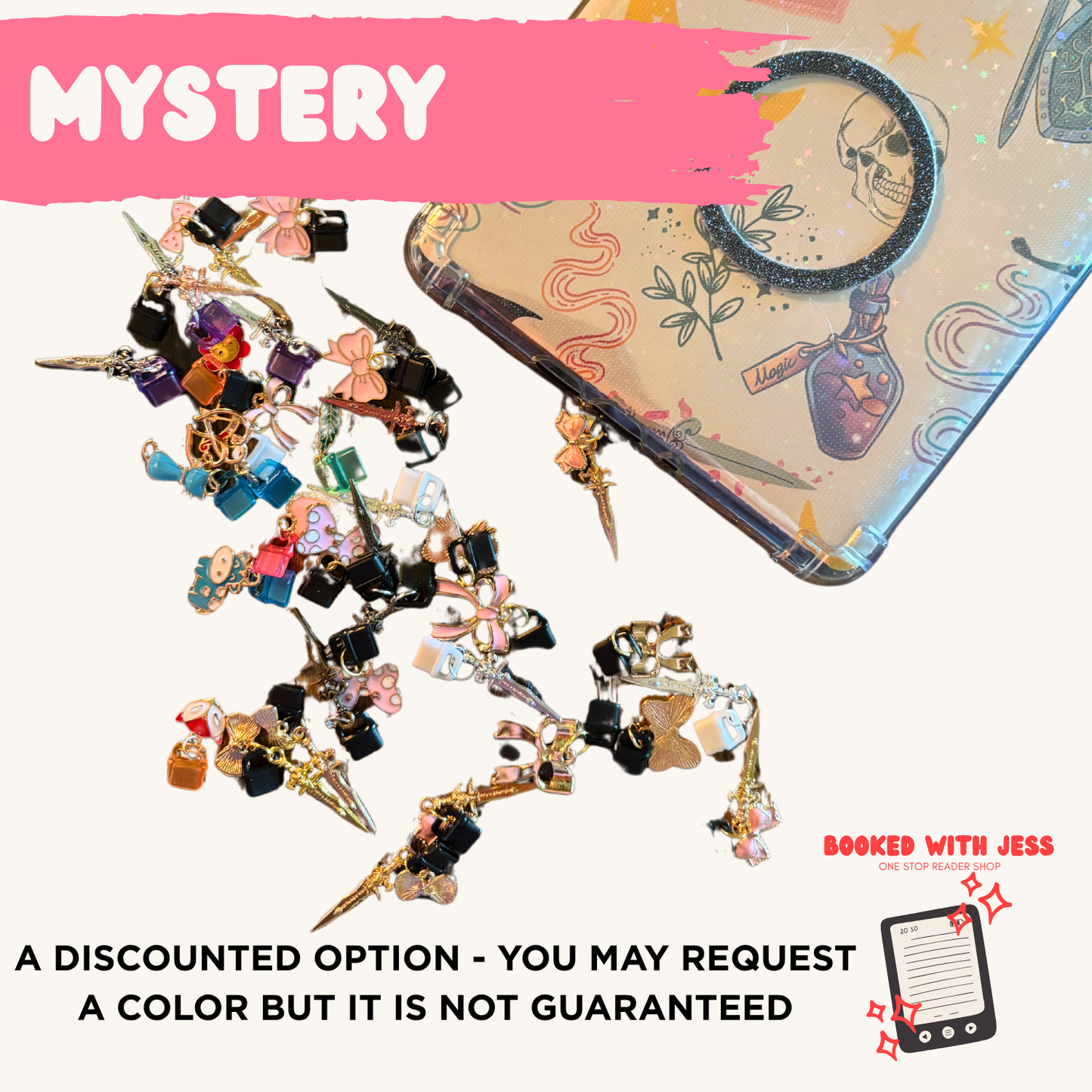 BYO Dust Plug and E-Reader Charms