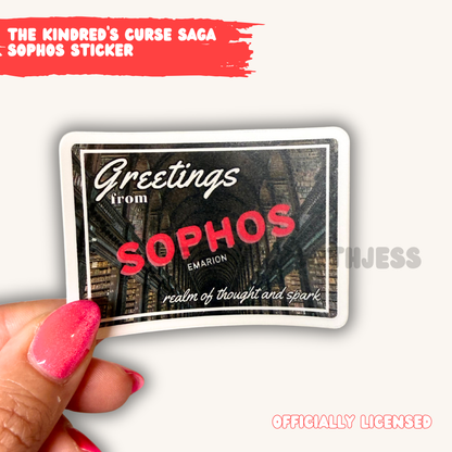 The Kindred's Curse Saga Emarion Realm Postcard Stickers