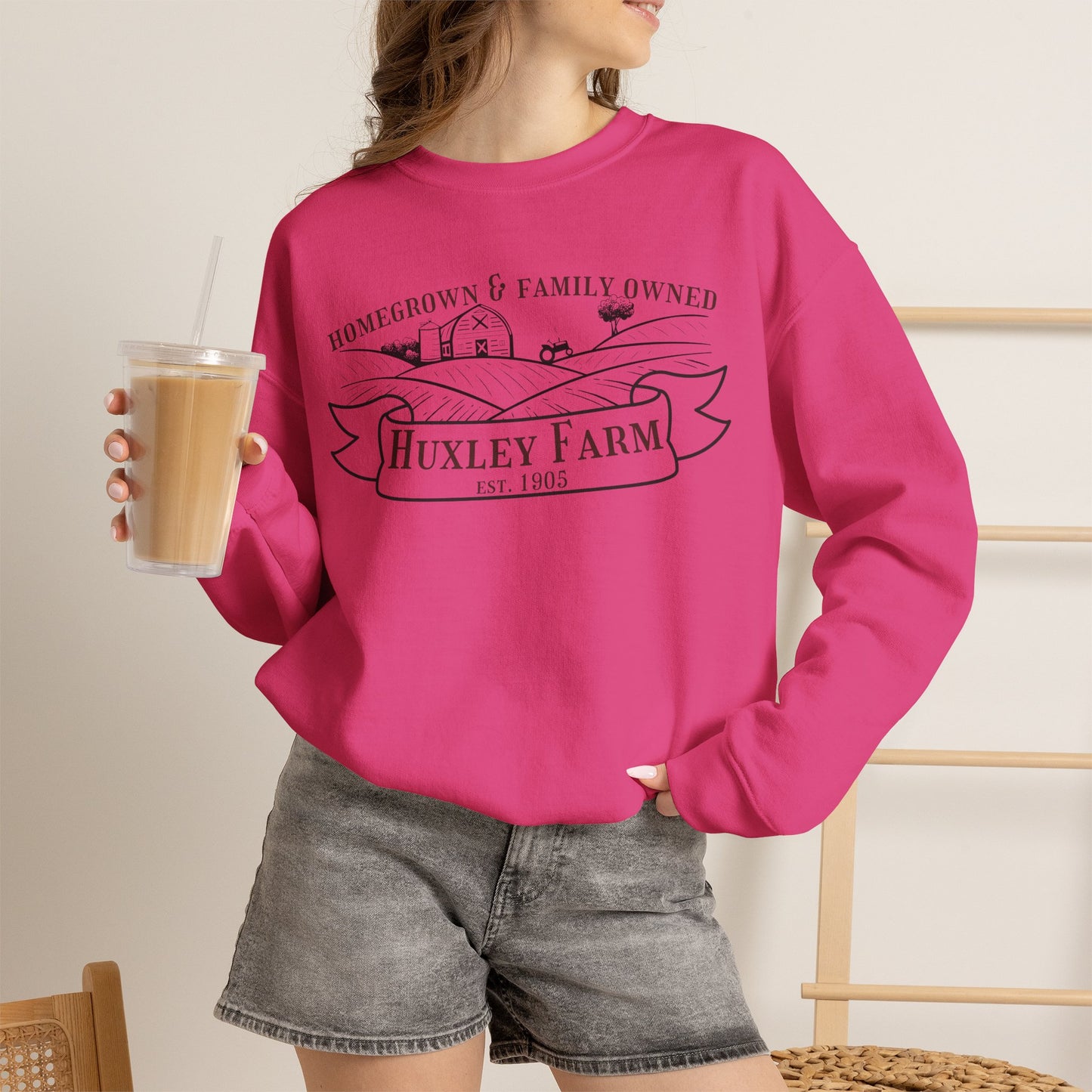 Huxley Farm Crewneck Sweatshirt - When in Rome