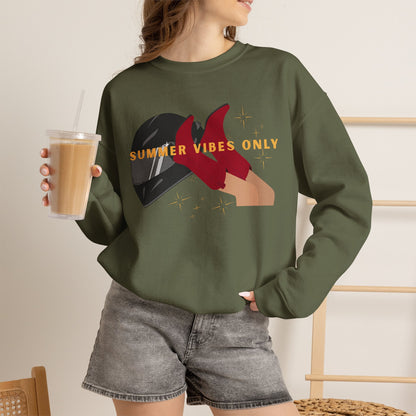 Summer Vibes Only Crewneck Sweatshirt - When in Rome