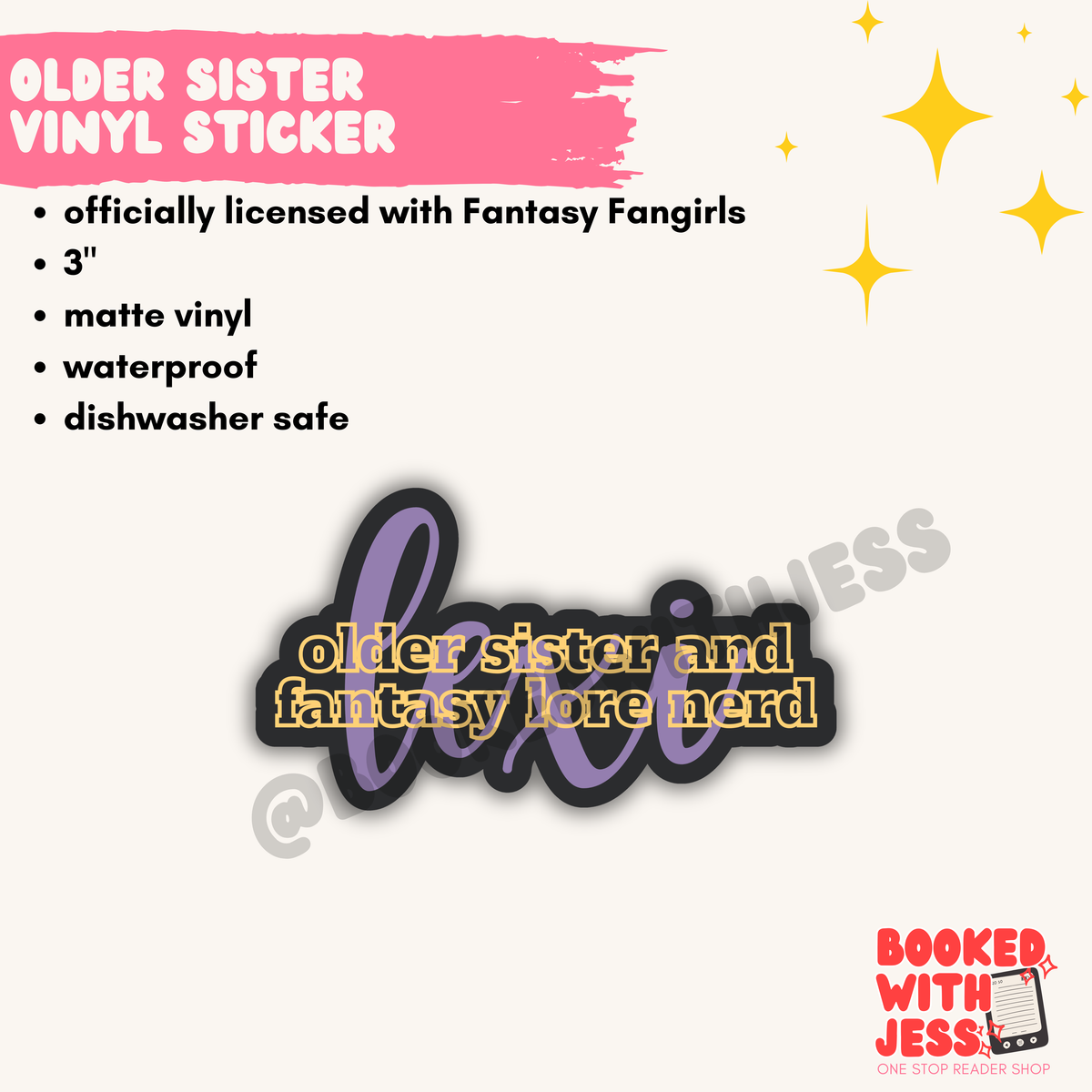 Fantasy Fangirls Vinyl Stickers