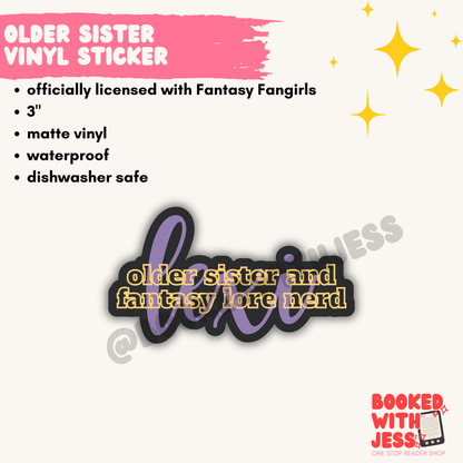 Fantasy Fangirls Vinyl Stickers
