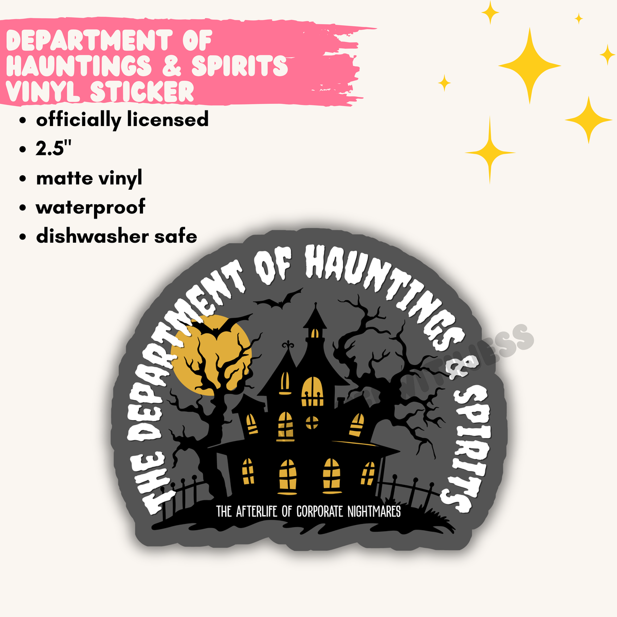 Ghosted (BK Borison) Vinyl Stickers