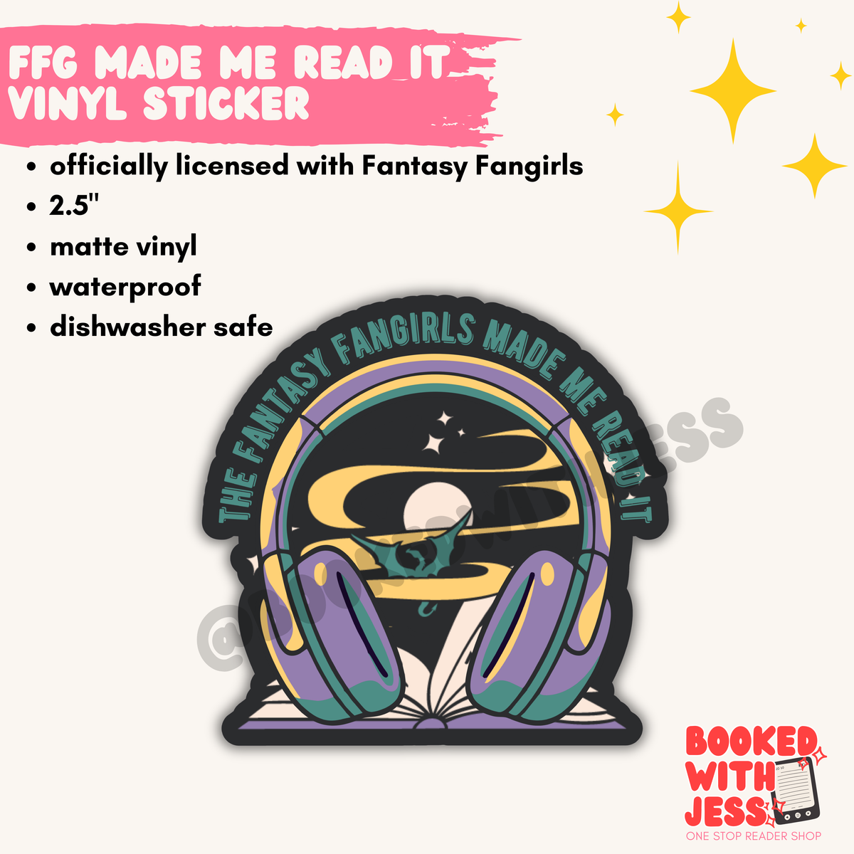 Fantasy Fangirls Vinyl Stickers