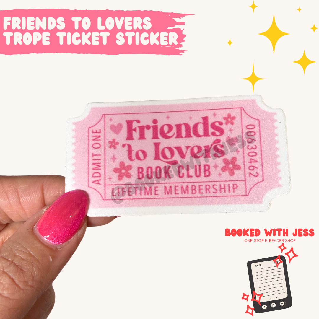 Friends To Lovers Trope Ticket Sticker