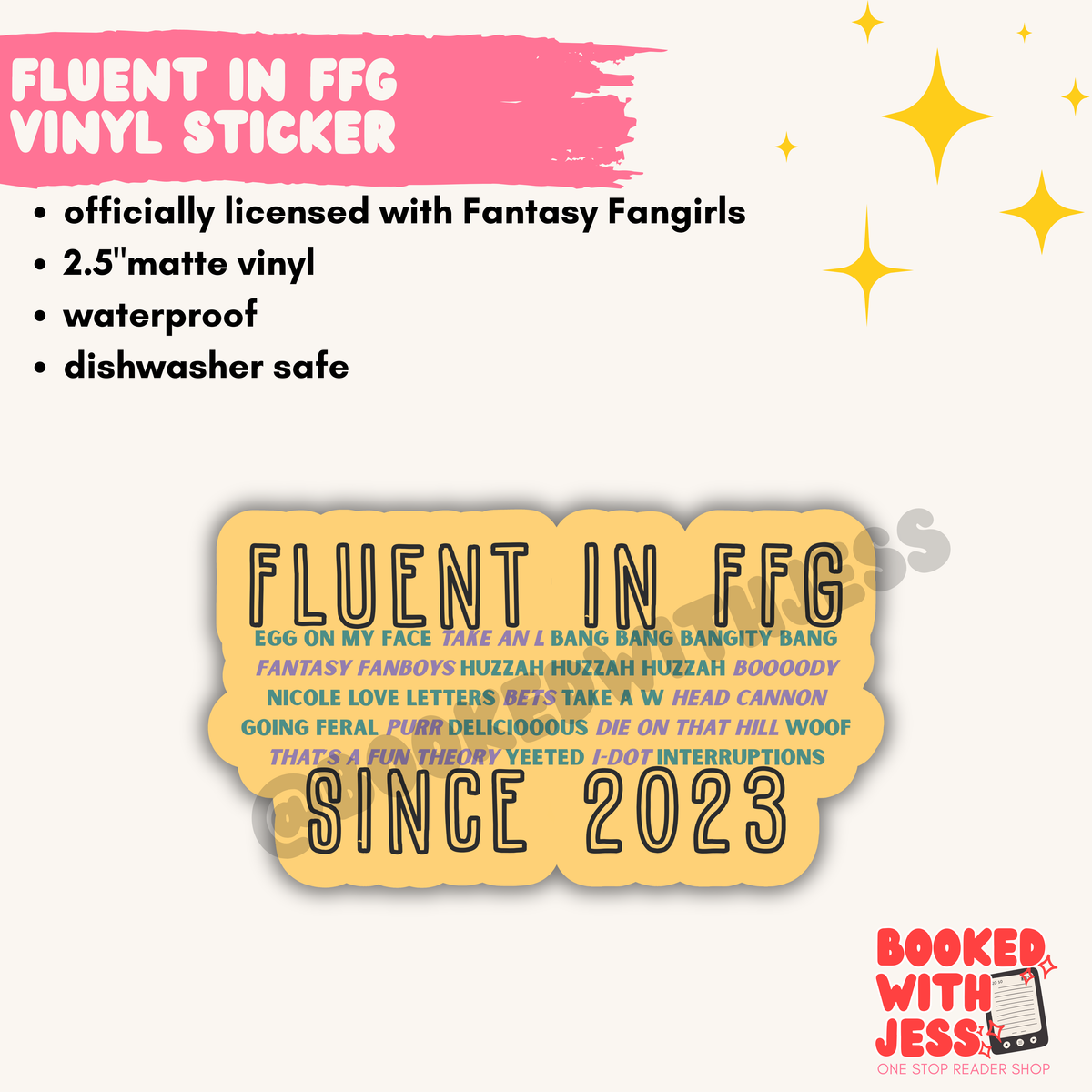 Fantasy Fangirls Vinyl Stickers