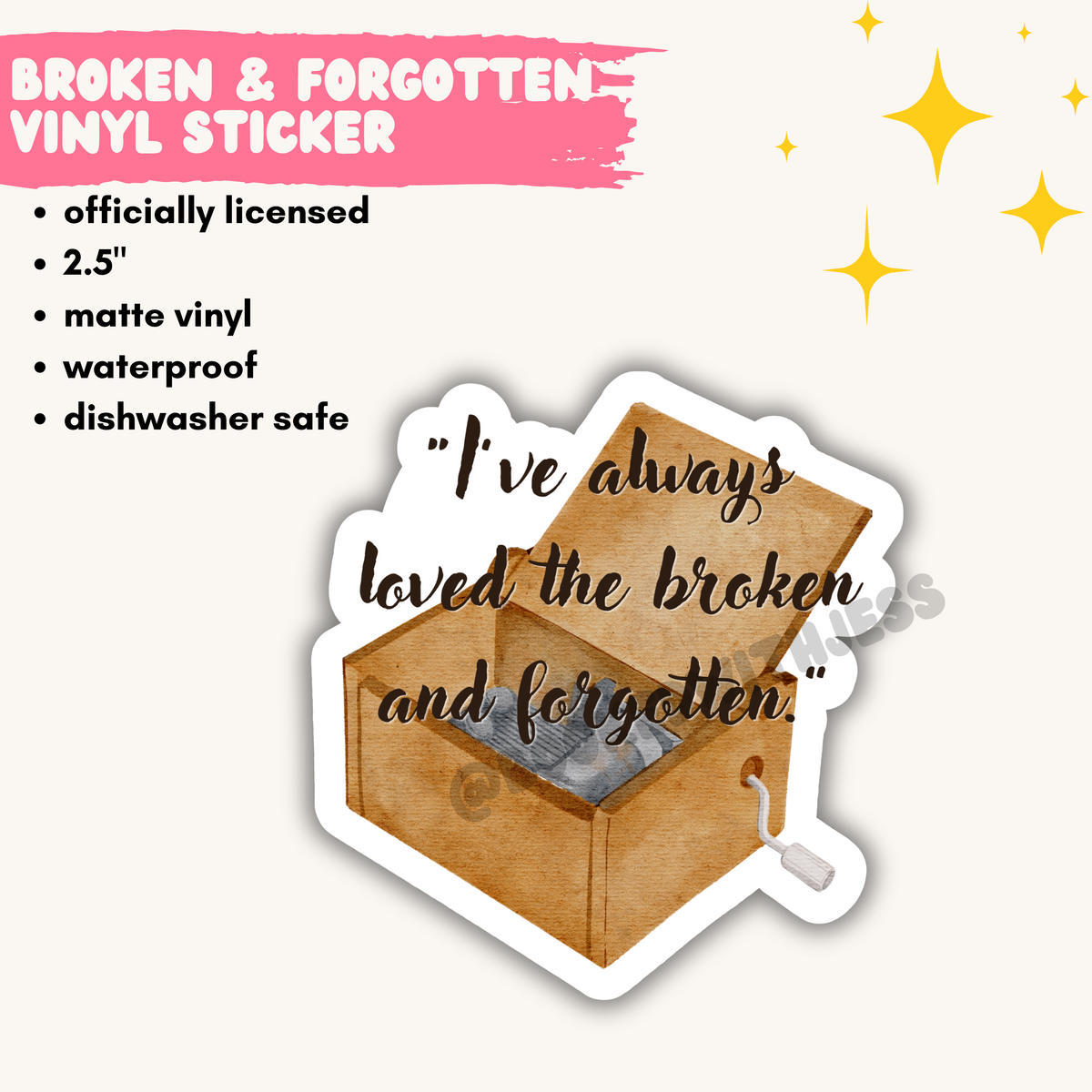 Ghosted (BK Borison) Vinyl Stickers