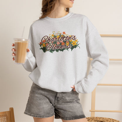 Charlotte's Flowers Crewneck Sweatshirt - When in Rome