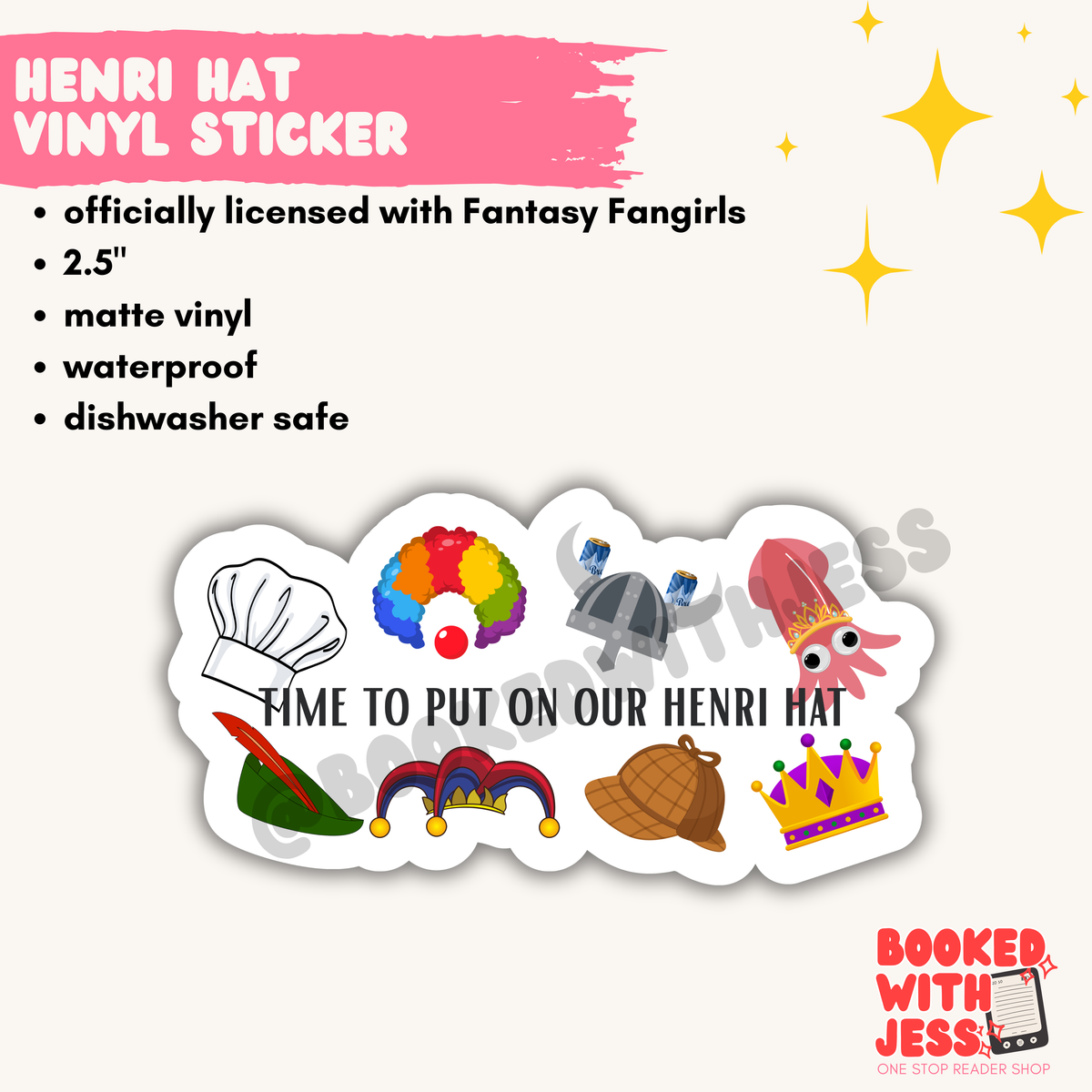 Fantasy Fangirls Vinyl Stickers