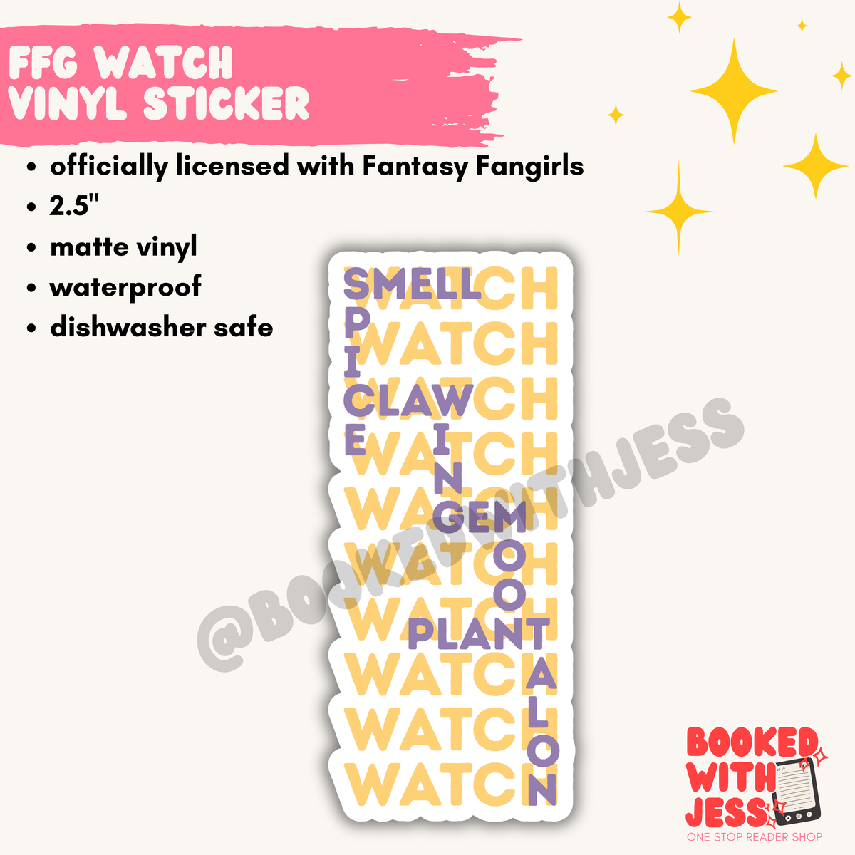 Fantasy Fangirls Vinyl Stickers