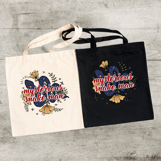 Mysterious Snake Man Tote - War of Lost Hearts