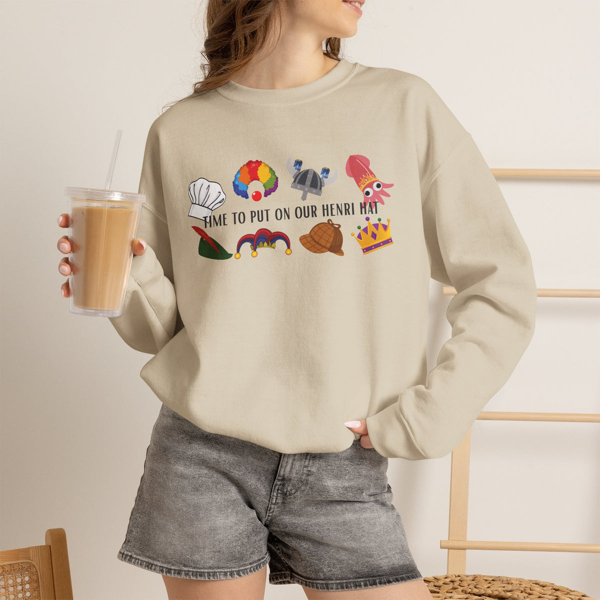 Put On Our Henri Hat Crewneck