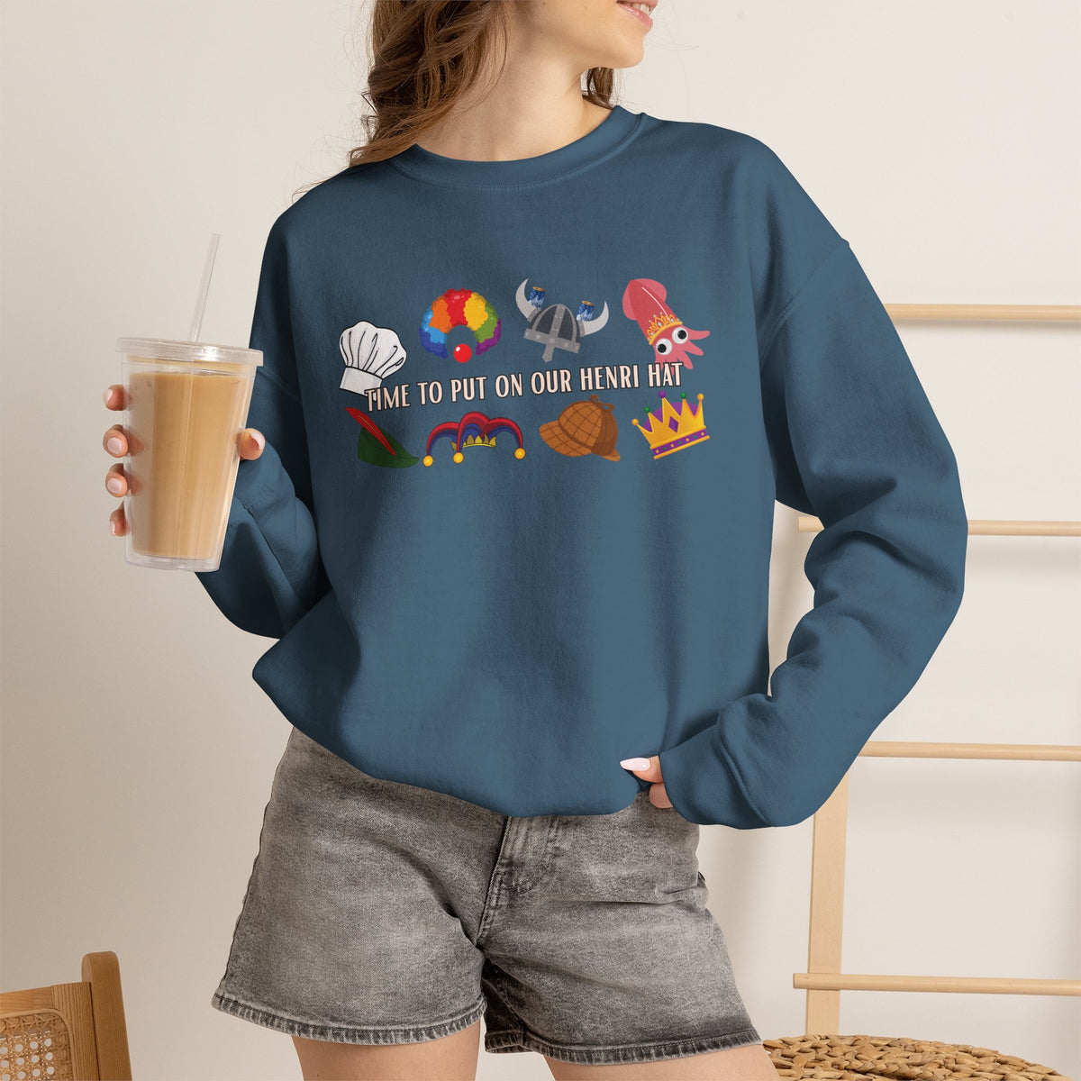 Put On Our Henri Hat Crewneck