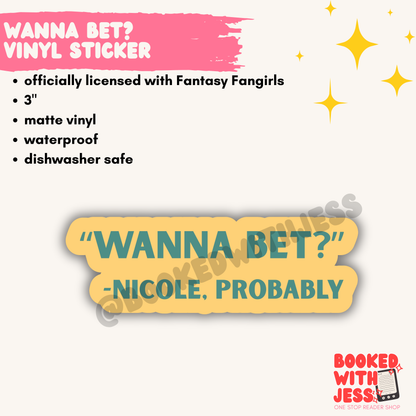 Fantasy Fangirls Vinyl Stickers