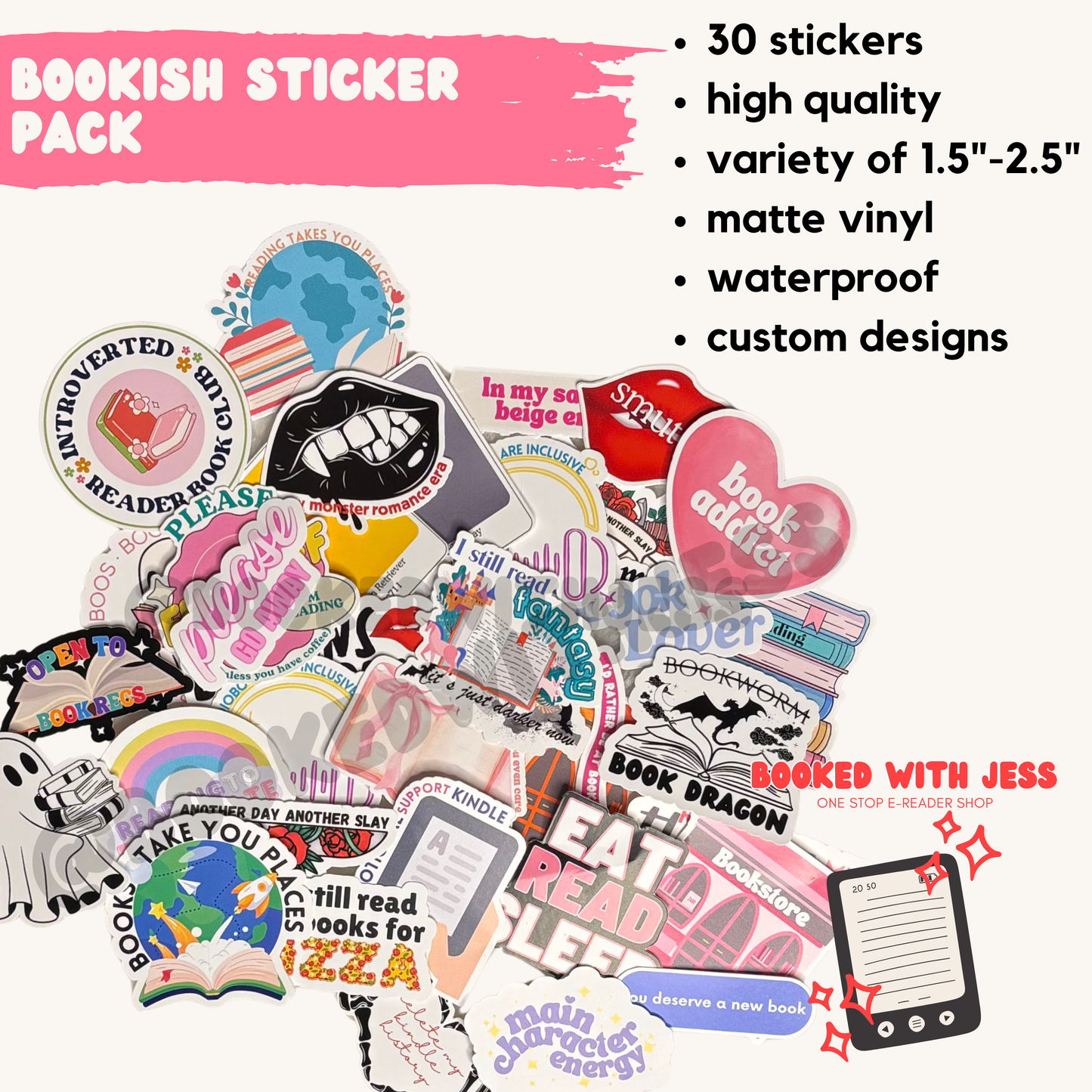 Bookish Sticker Pack