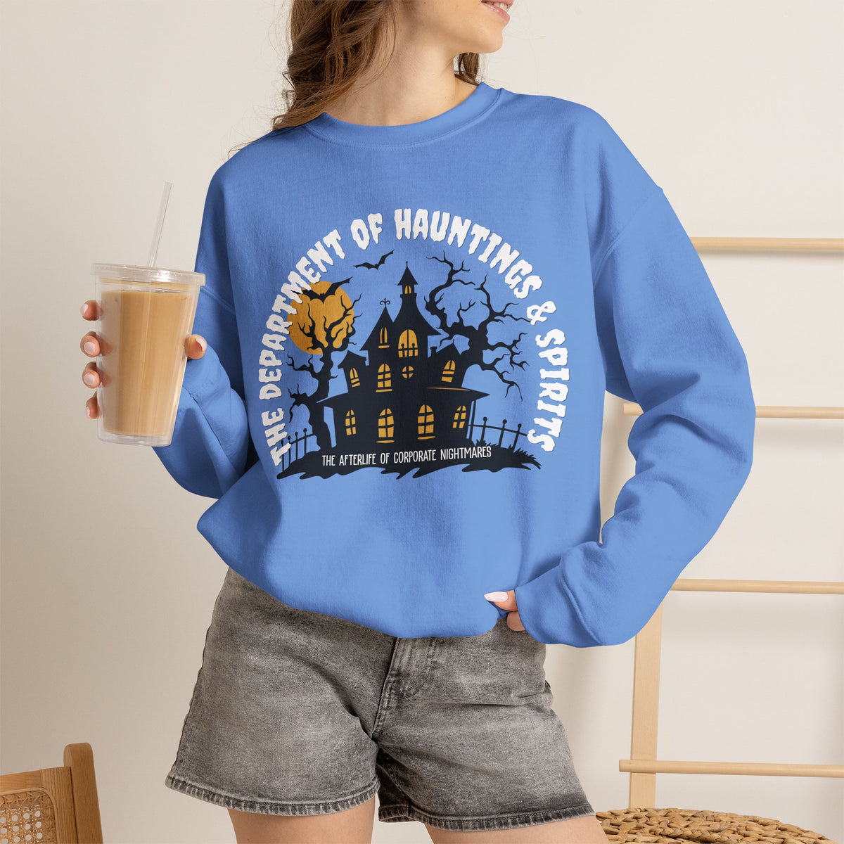 The Department of Hauntings & Spirits Crewneck Sweatshirt - Ghosted Series