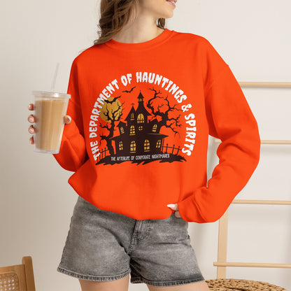 The Department of Hauntings & Spirits Crewneck Sweatshirt - Ghosted Series