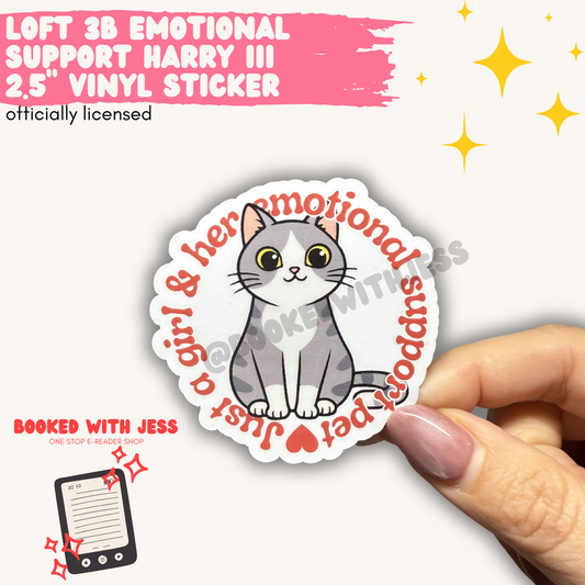 Loft 3B Emotional Support Harry Styles III Vinyl Sticker
