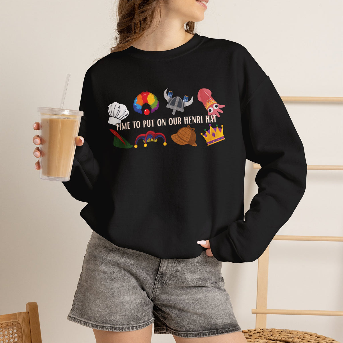 Put On Our Henri Hat Crewneck