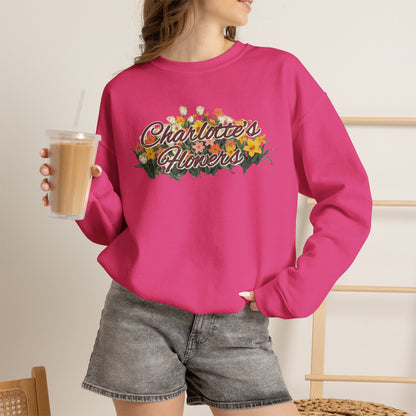 Charlotte's Flowers Crewneck Sweatshirt - When in Rome