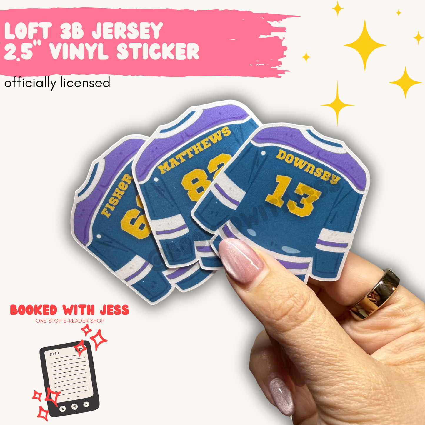 Loft 3B Jersey Vinyl Sticker