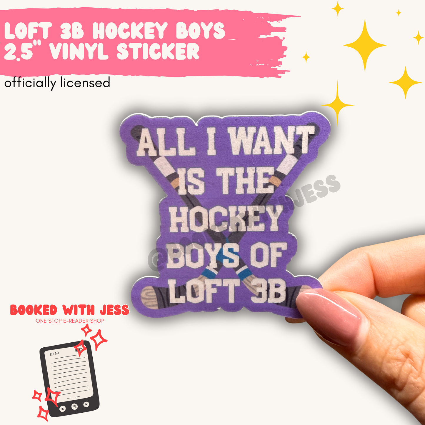 Loft 3B Hockey Boys Vinyl Sticker