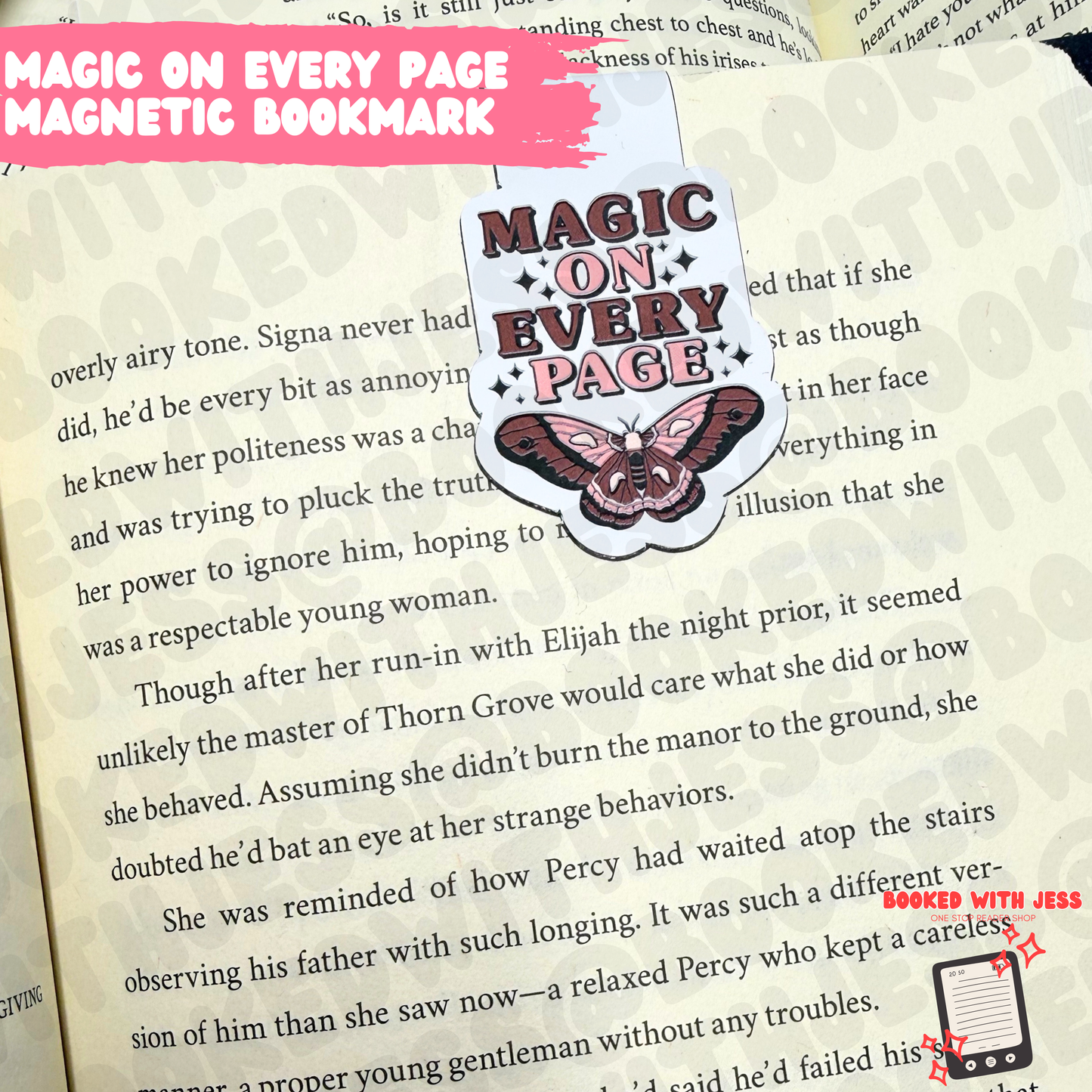 Magic on Every Page Magnetic Bookmark