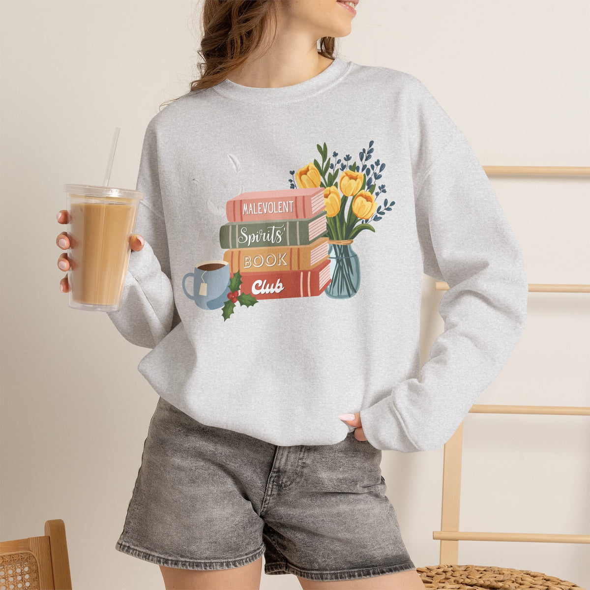 Malevolent Spirits Book Club Crewneck Sweatshirt - Ghosted Series